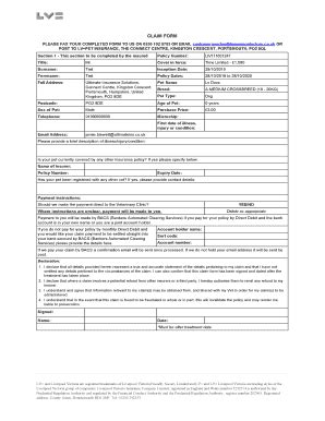 lv pet insurance claim form pdf